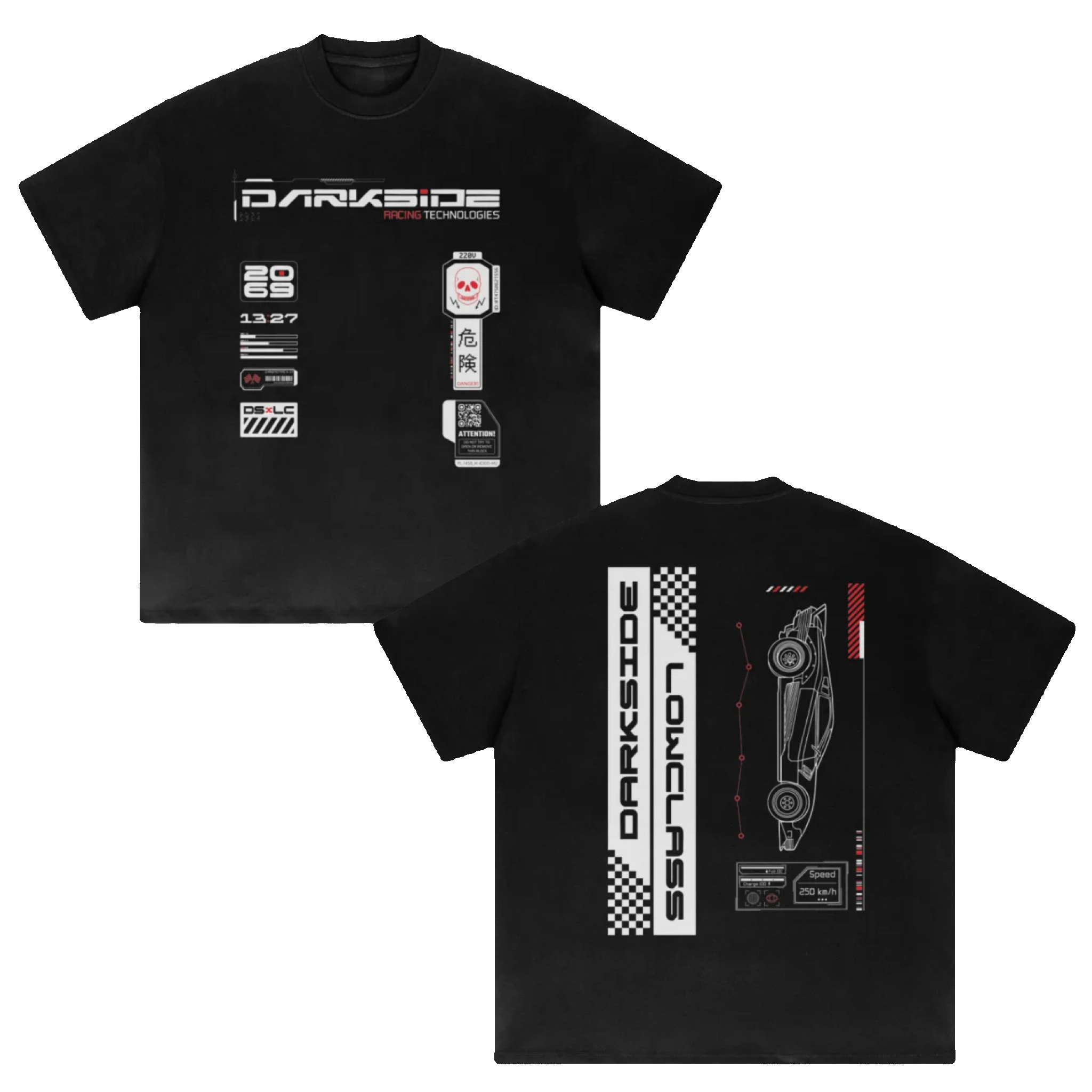 DARKSIDE x LOWCLASS Cyberpunk Motorsports Tee