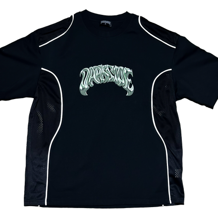 Green Chrome Piped Panel T-Shirt