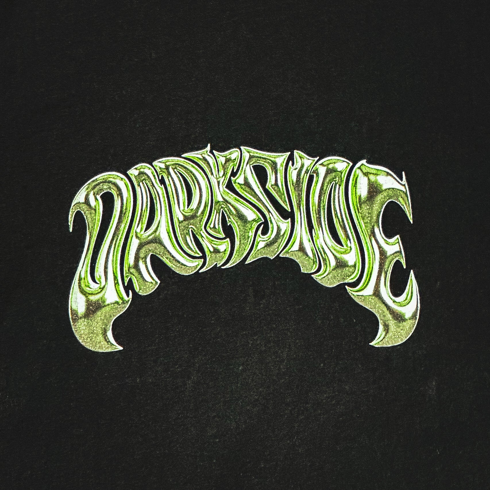 Green Chrome Piped Panel T-Shirt