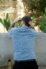 Distressed Button Up