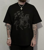 Knitted Round Neck Calvary Tee