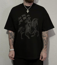 Knitted Round Neck Calvary Tee