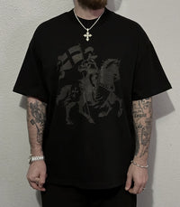 Knitted Round Neck Calvary Tee