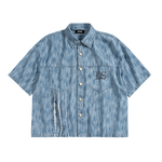 Distressed Button Up
