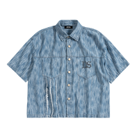 Distressed Button Up