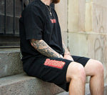 Waffle Knit Logo Shorts