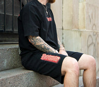 Waffle Knit Logo Shorts
