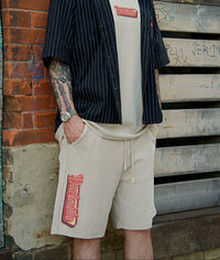 Waffle Knit Logo Shorts