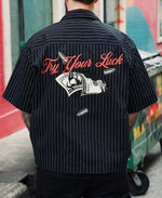 'Try Your Luck' Boxy Button-Up