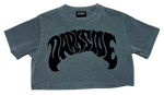Wavy Logo Crop Top