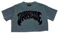 Wavy Logo Crop Top