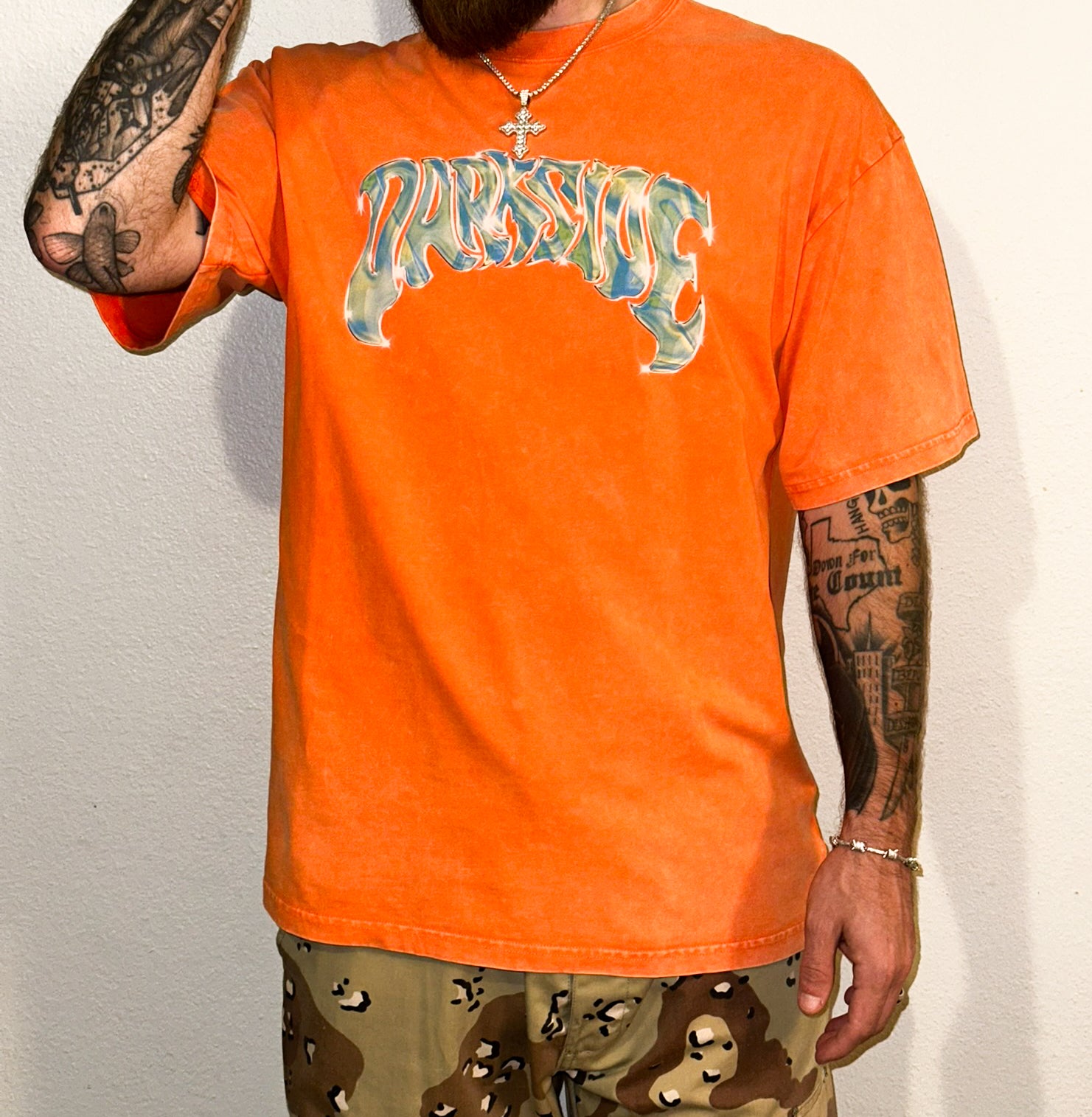 Wavy Chrome Tee