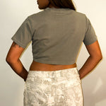 Wavy Logo Crop Top