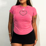 Barbed Wire Bodycon Tee