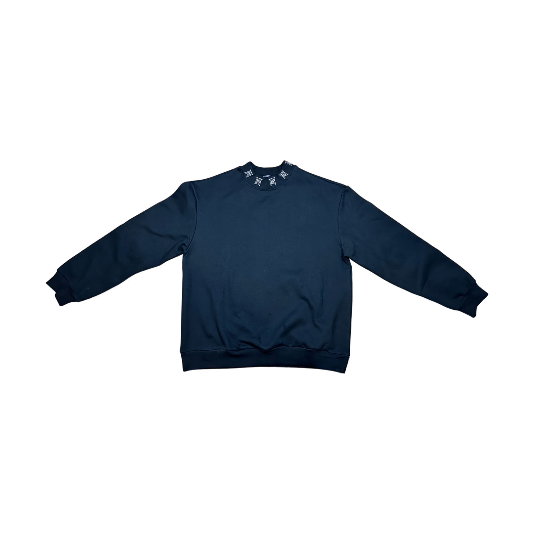 Monogram Mock Neck Sweater